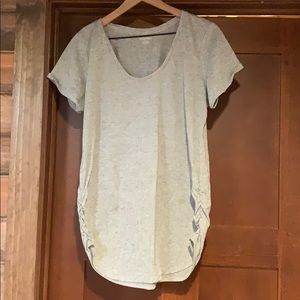 Grey maternity top